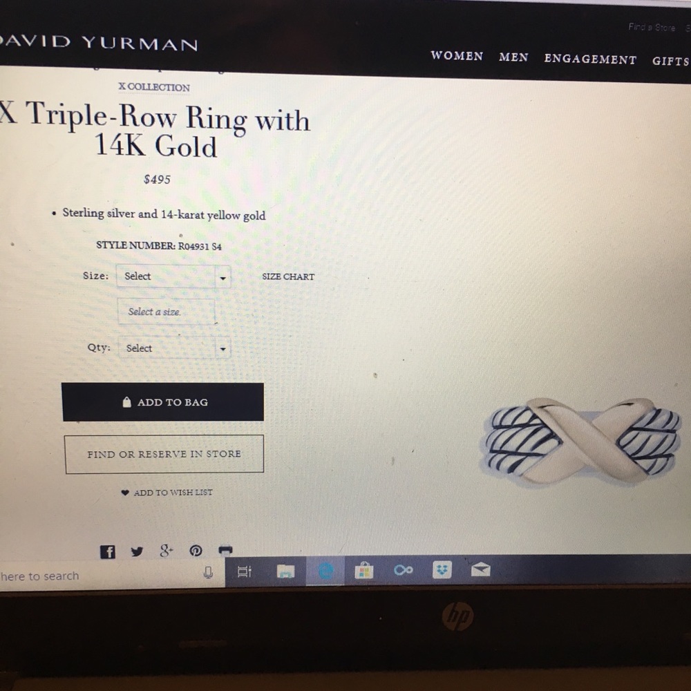 David Yurman ring